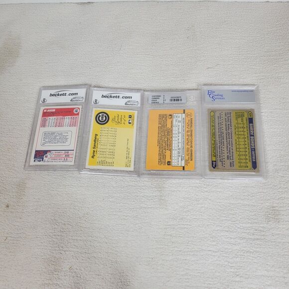 Baseball Cards Lot BCCG EGS Beckett Mint 1989 1990 1987 1985 Gem Jackson Bonds - Picture 2 of 13